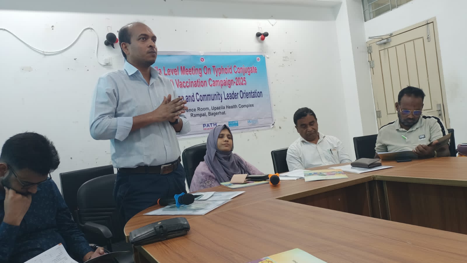 রামপালে টাইফয়েড টিকাদান বিষয়ক প্রস্তুতিমূলক সভা অনুষ্ঠিত
