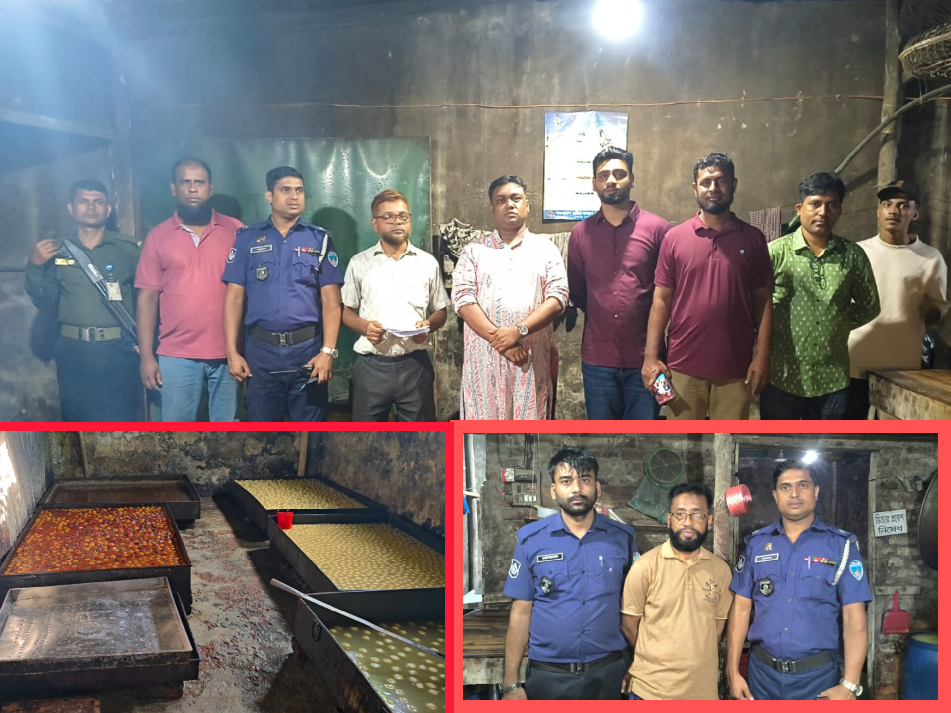 লোহাগাড়ায় অস্বাস্থ্যকর পরিবেশে মিষ্টি তৈরি, ইউএনওর অভিযান, ১লাখ টাকা জরিমানা