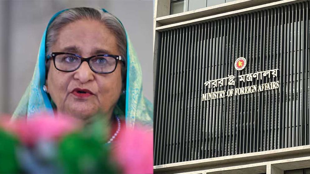 দিল্লিতে শেখ হাসিনার দেওয়া বক্তব্যে ক্ষুব্ধ বাংলাদেশ