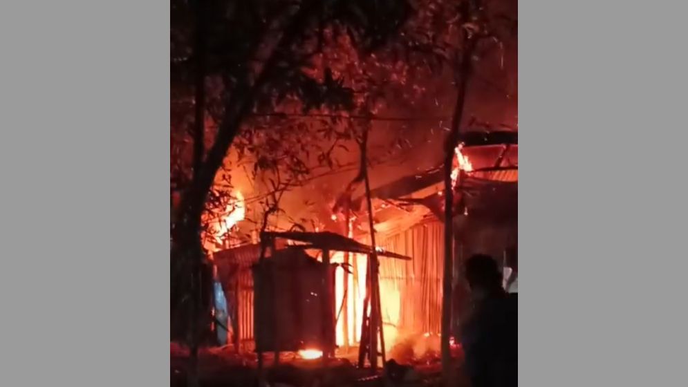 ভয়াবহ অগ্নিকাণ্ডে ১২টি ঘর পুড়ে ছাই