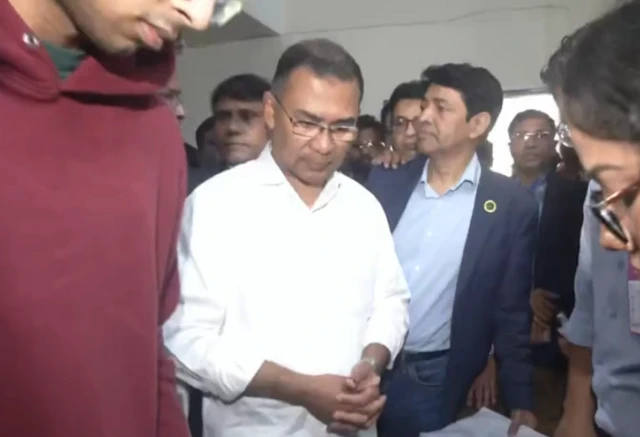 ভোট দিলেন তারেক রহমান