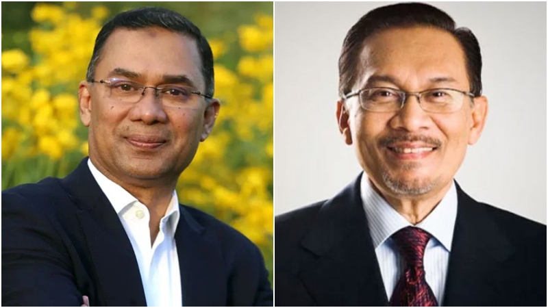 তারেক রহমানকে অভিনন্দন জানিয়ে যা বললেন মালয়েশিয়ার প্রধানমন্ত্রী