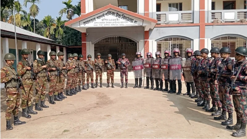 রংপুর বিভাগে ঝুঁকিতে ২৫৬১ কেন্দ্র, ৬ স্তরের নিরাপত্তা