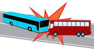 দুই বাসের সংঘর্ষে প্রাণ গেল ২ জনের