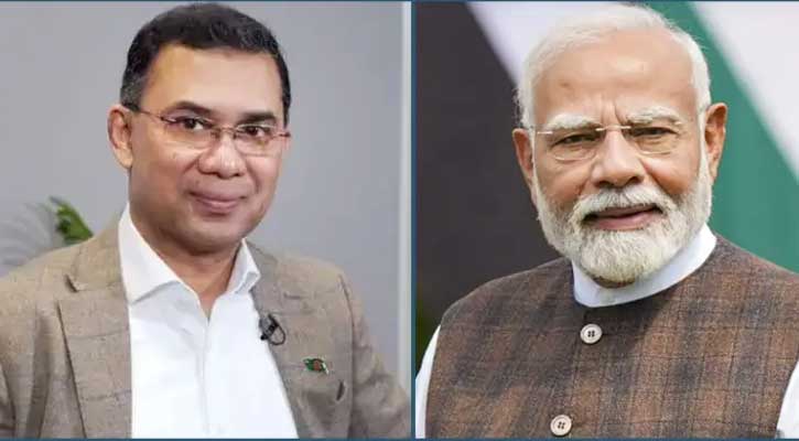 ঐতিহাসিক বিজয়ে তারেক রহমানকে নরেন্দ্র মোদির শুভেচ্ছা