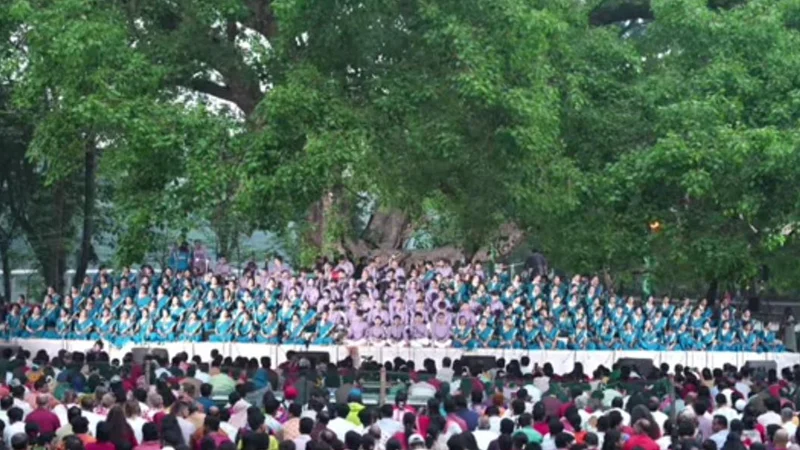 রমনার বটমূলে ছায়ানটের বর্ষবরণ অনুষ্ঠান শুরু