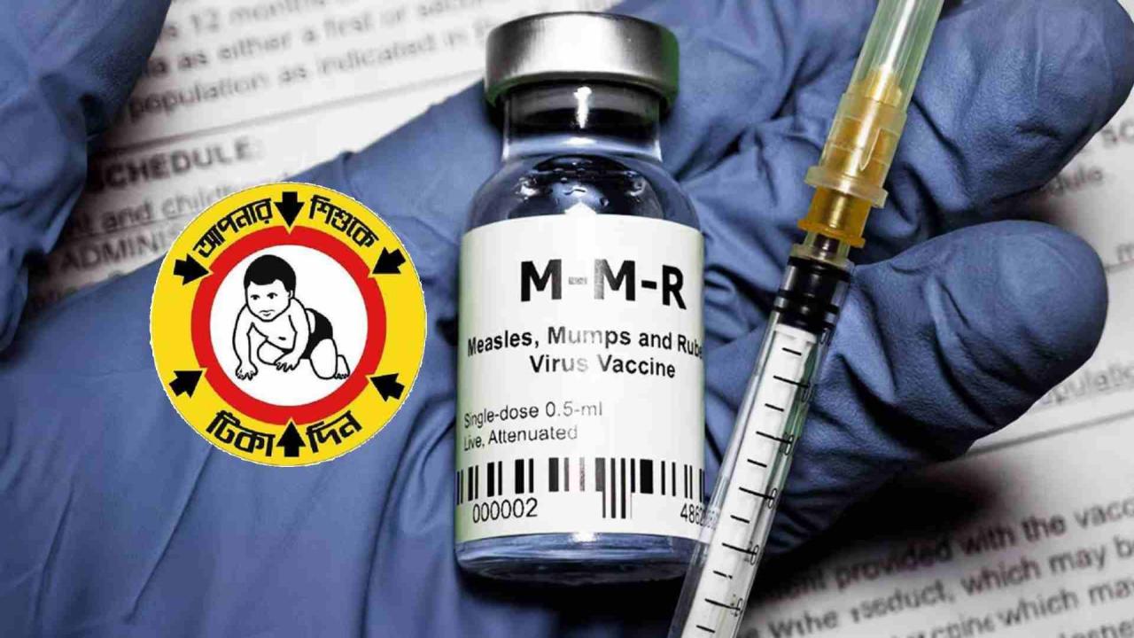 হামের বিশেষ টিকাদান কর্মসূচি শুরু