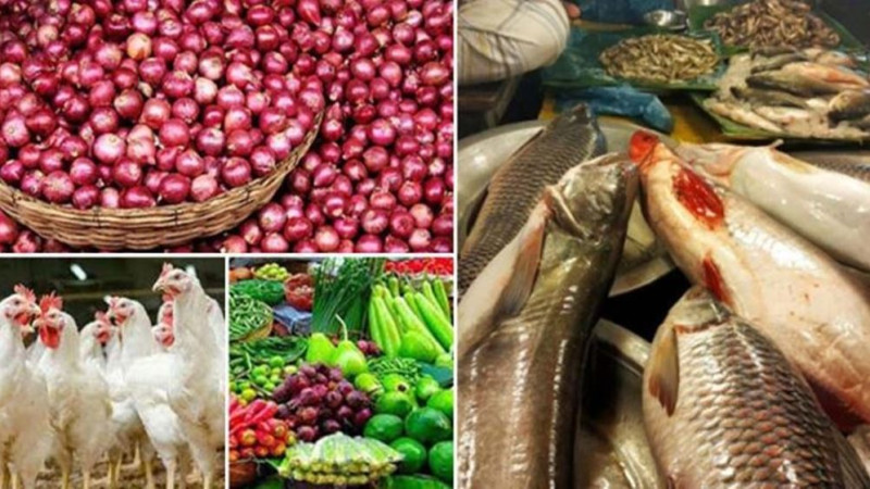 স্বস্তি ফেরেনি নিত্যপণ্যের বাজারে, মাছ-মাংসের দাম চড়া