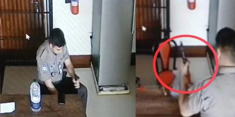 নিজের মাথায় গুলি করলেন পুলিশ সদস্য